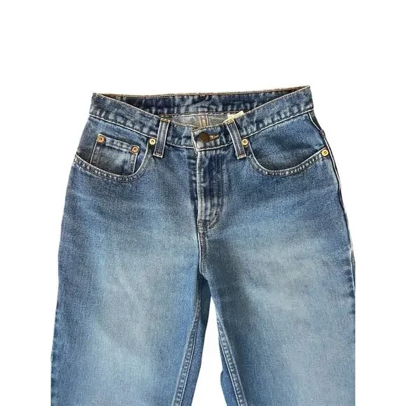 Vintage Jordache Size 3/4 Ankle Flare Jeans Women's Y2K - Picture 2 of 7